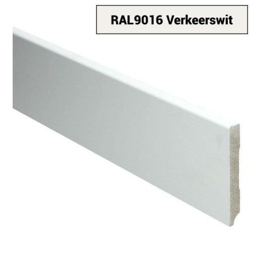 MDF Moderne Plint 90x12 Voorgelakt RAL 9016